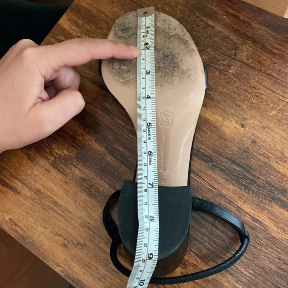 Gianvito Rossi Nikki 60 100% Leather Made in Italy Sandal Heels - Picture 10 of 10